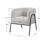Jacobsen Accent Chair, Gray