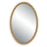 Serna Oval Mirror, Gold - Kings Fine Art & Decor