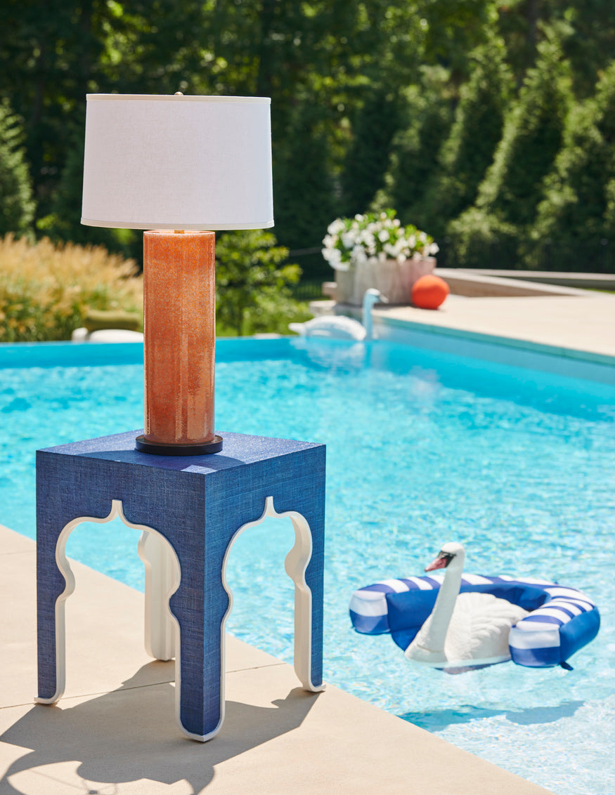 Moroccan Side Table - Blue