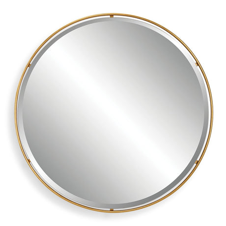 Canillo Round Mirror, Gold - Kings Fine Art & Decor
