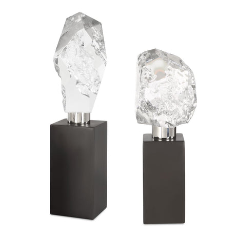 Crystal Peak Sculptures, S/2 - Kings Fine Art & Decor