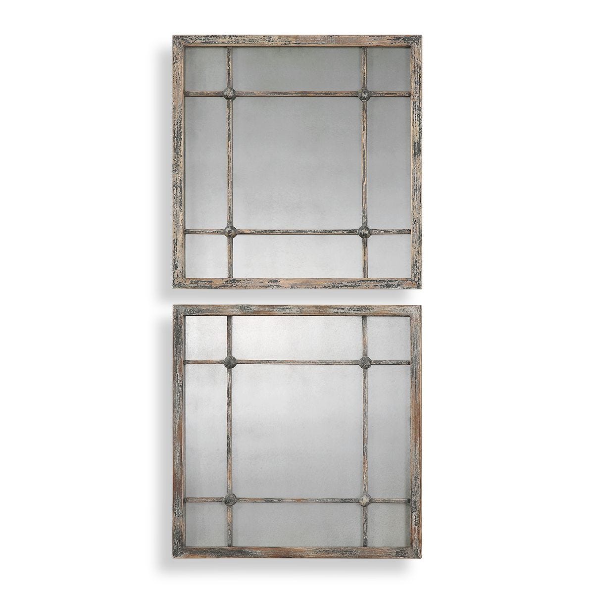 Saragano Square Mirrors, S/2 - Kings Fine Art & Decor