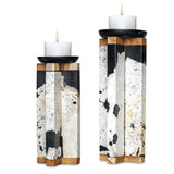 Illini Candleholders, S/2 - Kings Fine Art & Decor