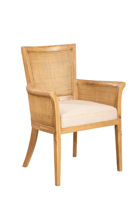 Natural Gimble Arm Chair - Kings Fine Art & Decor