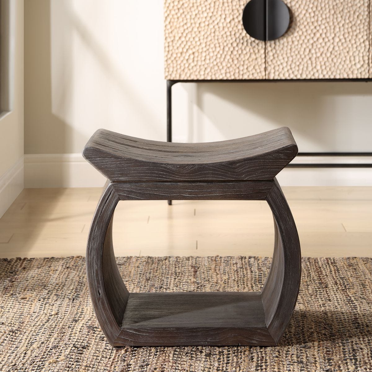 Connor Small Bench, Walnut
