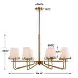 Lassen, 8 Lt Chandelier