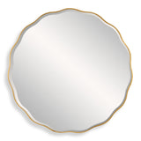 Aneta Large Round Mirror, Gold - Kings Fine Art & Decor