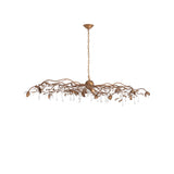 Bay Laurel Leaf Crystal Chandelier