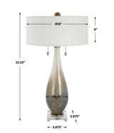 Cardoni Table Lamp, Smoke