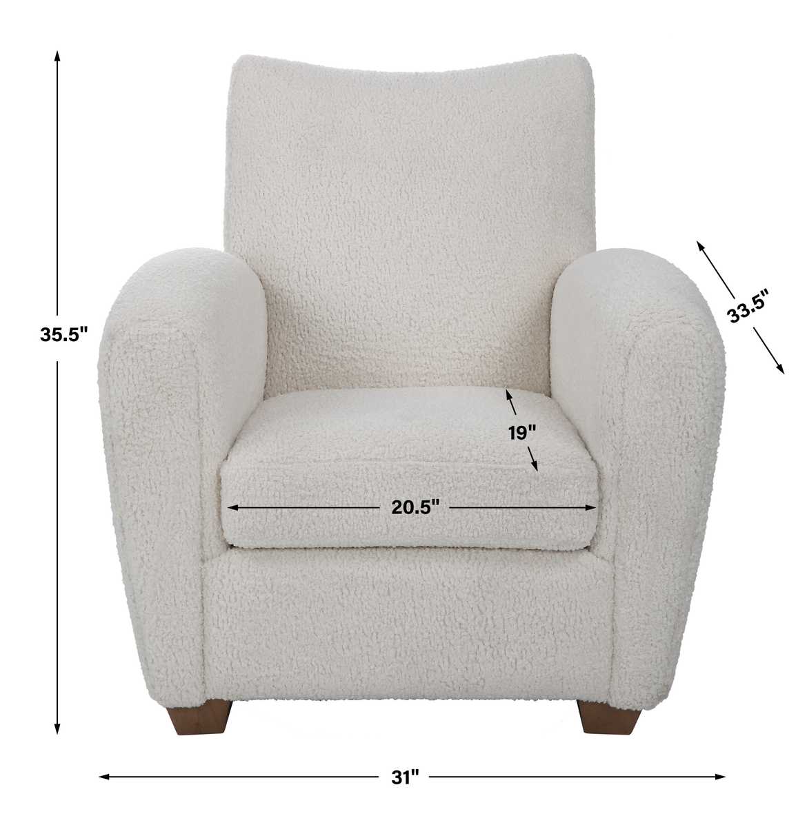 Teddy Accent Chair, Natural