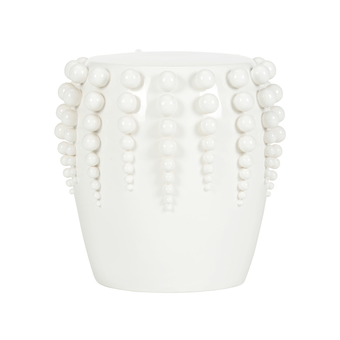 Sea Urchin Garden Seat - White