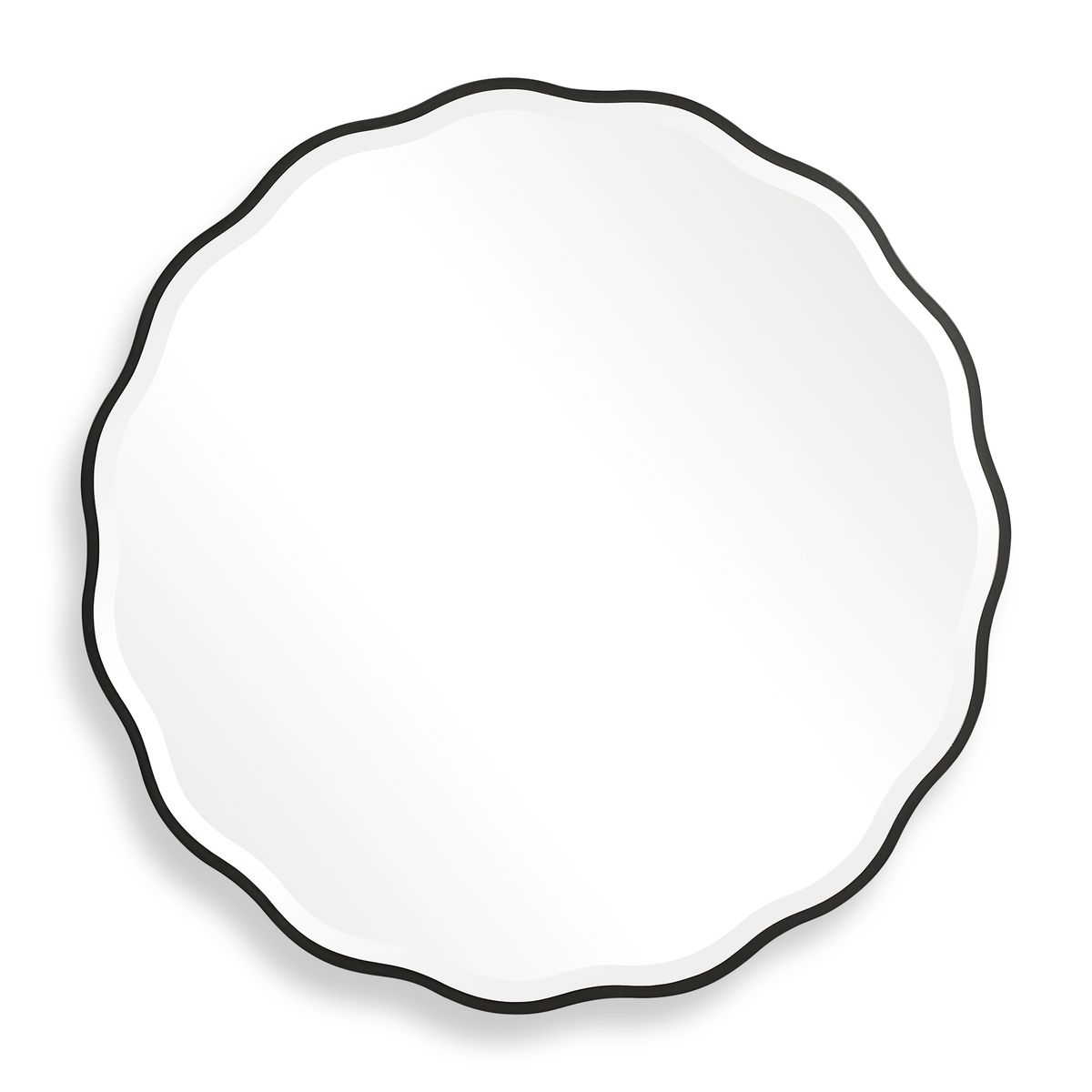 Aneta Round Mirror, Black - Kings Fine Art & Decor