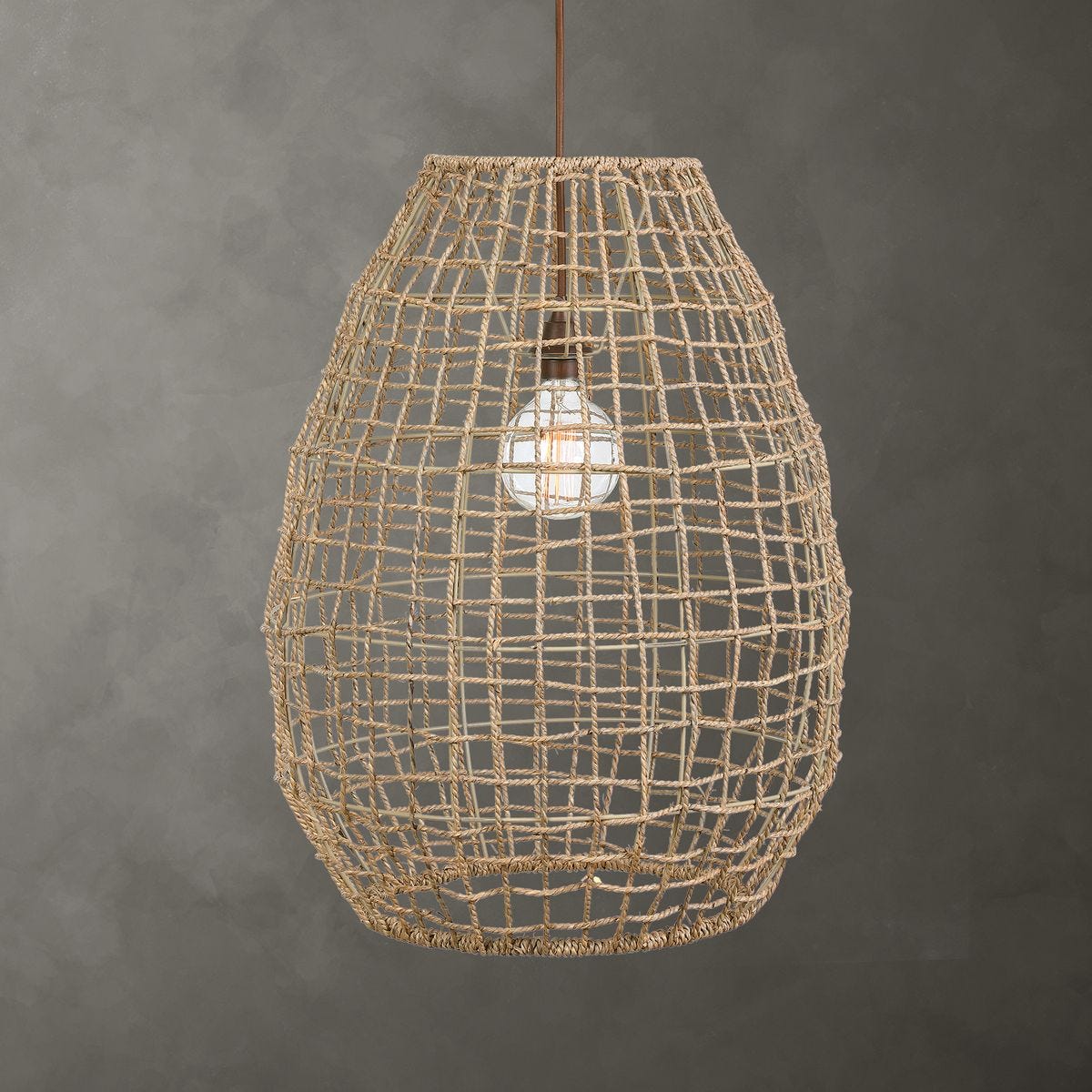 Cross Weave, 1 Lt Pendant - Kings Fine Art & Decor
