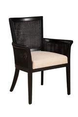 Black Gimble Arm Chair - Kings Fine Art & Decor