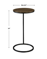 Brunei Accent Table, Gold