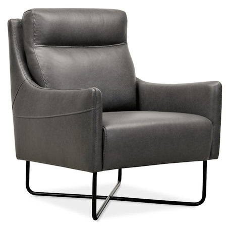 Hooker Furniture Efron Club Chair w/ Black Metal Base CC443-097
