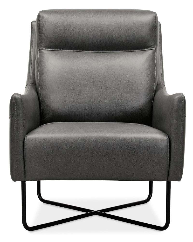 Hooker Furniture Efron Club Chair w/ Black Metal Base CC443-097