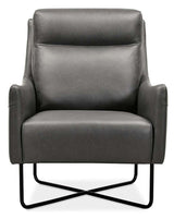 Hooker Furniture Efron Club Chair w/ Black Metal Base CC443-097