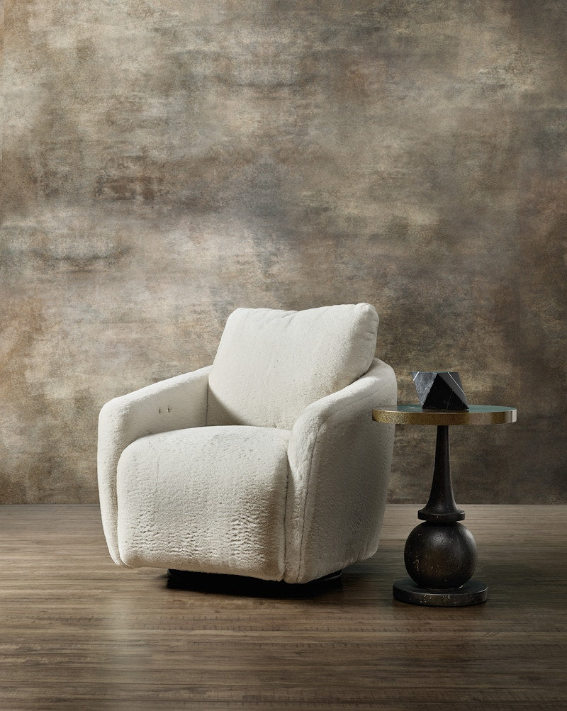 Hooker Furniture Bonnie Swivel Chair with Power Footrest CC610-PFSW-470