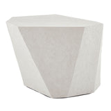 Parra Outdoor Side Table, Limestone