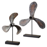 Propellers Sculpture, S/2 - Kings Fine Art & Decor