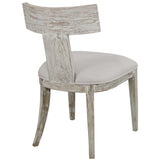 Idris Armless Chair, White, 2 Per Box, Priced Each