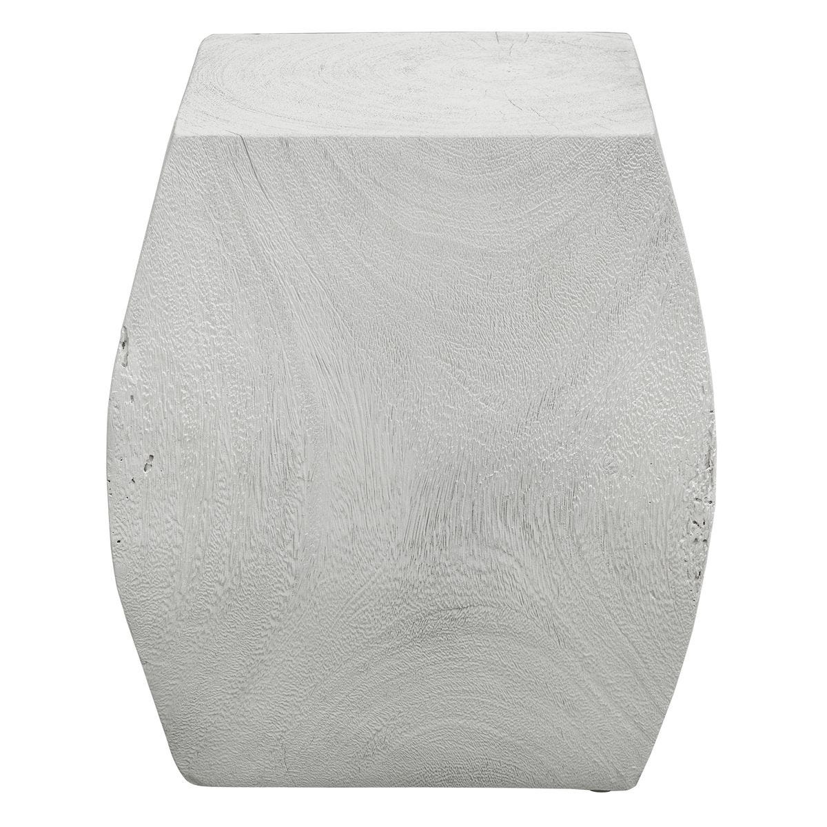 Grove Accent Stool, Ivory