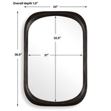 Malone Mirror, Bronze