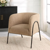 Jacobsen Accent Chair, Latte Shearling
