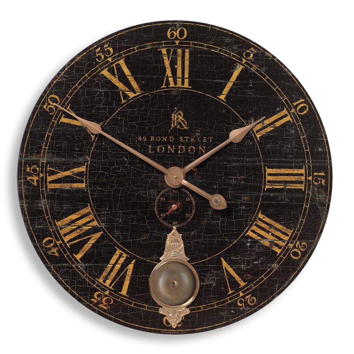 Bond Street 30" Wall Clock - Kings Fine Art & Decor