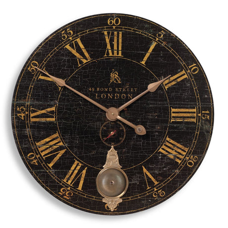 Bond Street 30" Wall Clock - Kings Fine Art & Decor