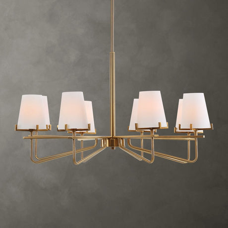 Lassen, 8 Lt Chandelier - Kings Fine Art & Decor