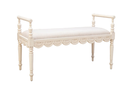 Cream Juliet Bench - Kings Fine Art & Decor