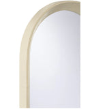 Oval Leather Mirror