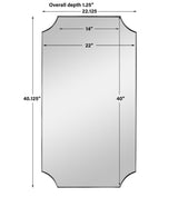 Lennox Mirror, Nickel