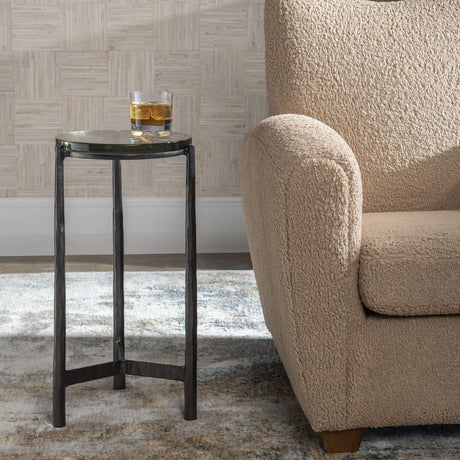 Eternity Accent Table, Gunmetal