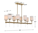 Awyr, 8 Lt Chandelier