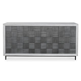 Checkerboard 4 Door Cabinet