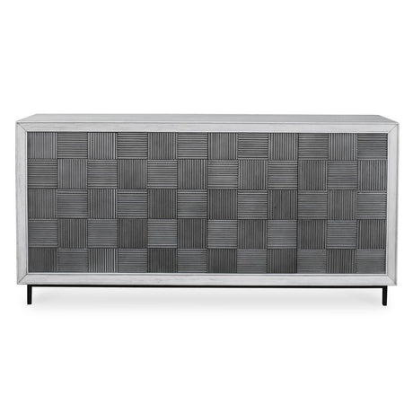 Checkerboard 4 Door Cabinet