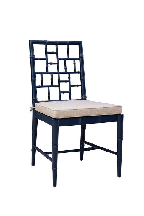 Blue Hugo Side Chair - Kings Fine Art & Decor