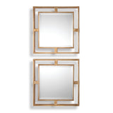 Allick Square Mirrors, S/2 - Kings Fine Art & Decor