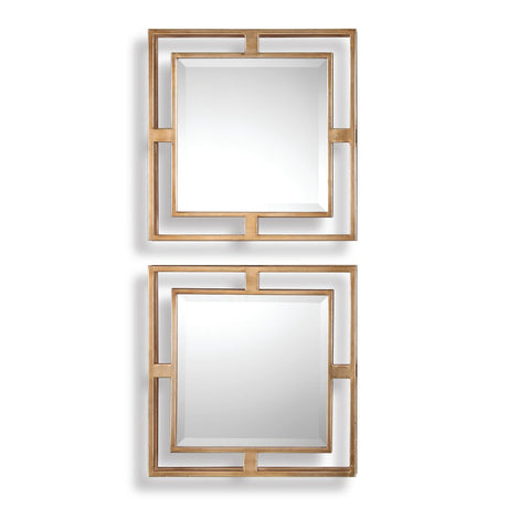 Allick Square Mirrors, S/2 - Kings Fine Art & Decor