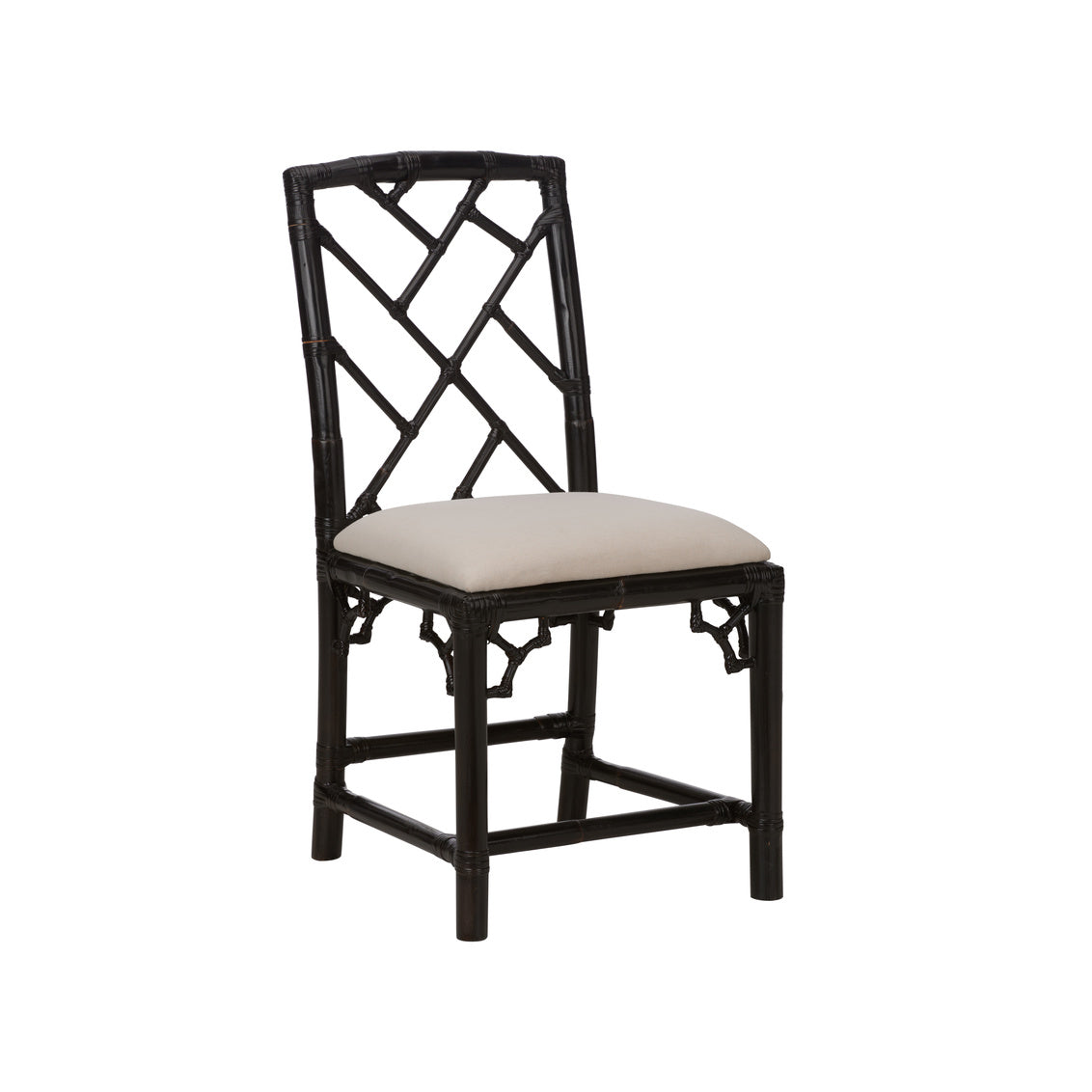 Chippendale Bamboo Chair - Cracked Pepper