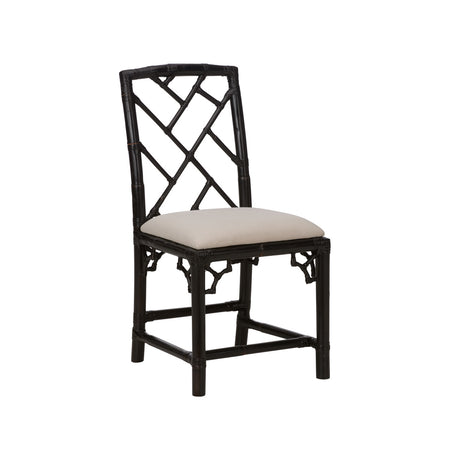 Chippendale Bamboo Chair - Cracked Pepper