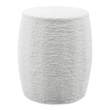 Resort Accent Stool, White