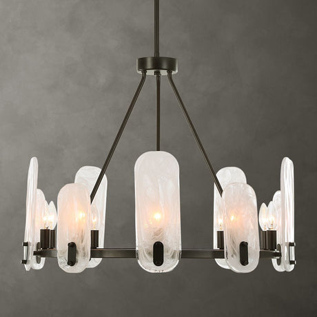 Ellipse, 10 Lt Chandelier - Kings Fine Art & Decor
