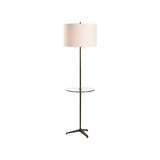 Blythwood Floor Lamp w/ Glass Table - Oil Rubbed Bronze
