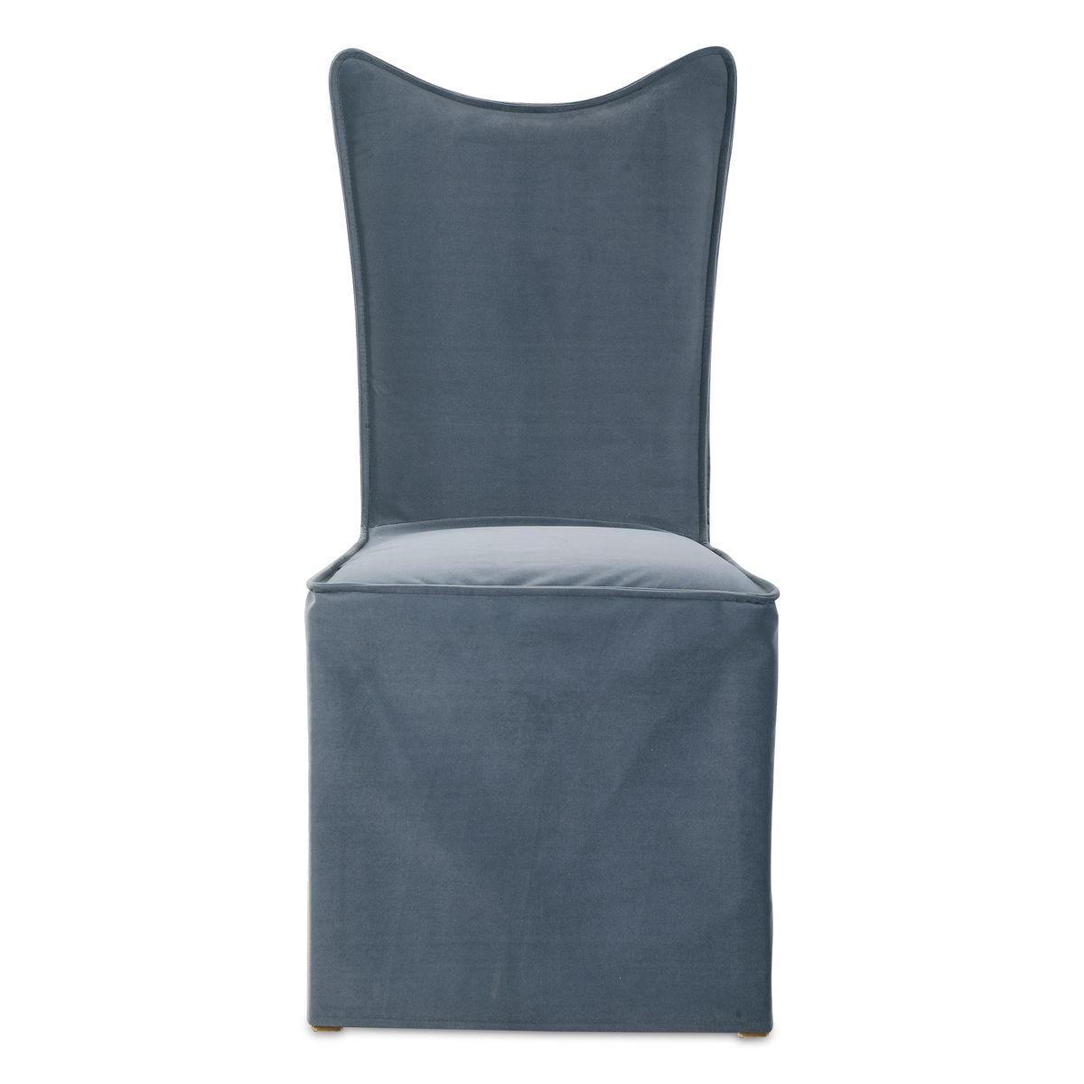 Delroy Armless Chair, Gray, 2 Per Box, Priced Each