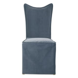 Delroy Armless Chair, Gray, 2 Per Box, Priced Each