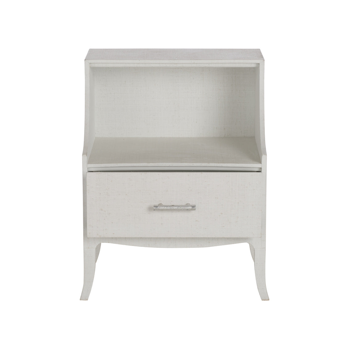 George III Bedside Table - White